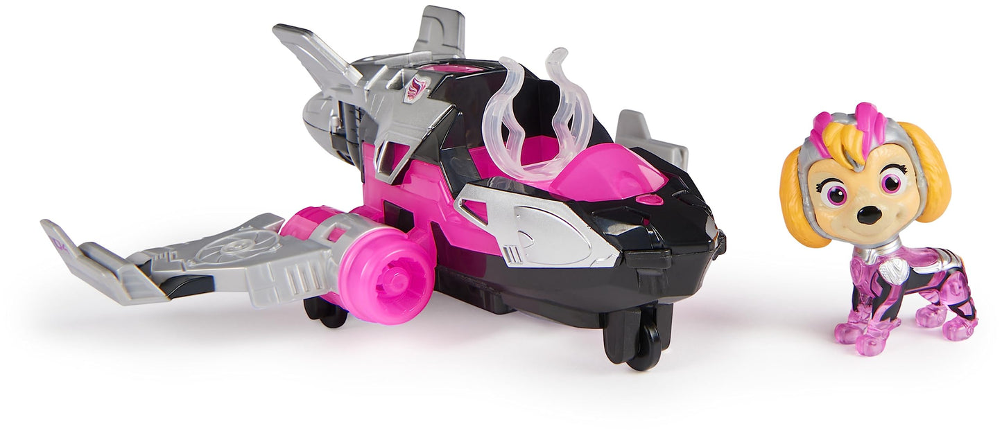 Paw Patrol: The Mighty Movie Aircraft Carrier HQ, with Chase Action Figure and Mighty Pups Cruiser, Kids’ Toys for Boys and Girls 3+