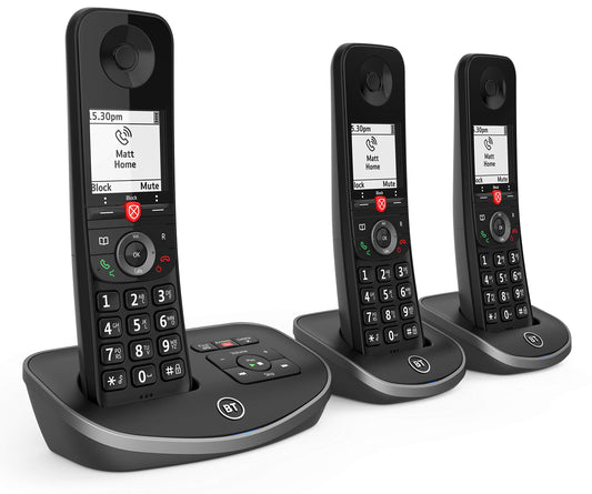 BT Advanced Cordless Home Phone with 100% Nuisance Call Blocking and Answer Machine