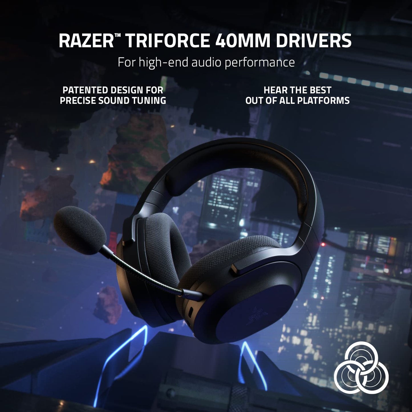 Razer Barracuda - Wireless Multi-platform Gaming and Mobile Headset