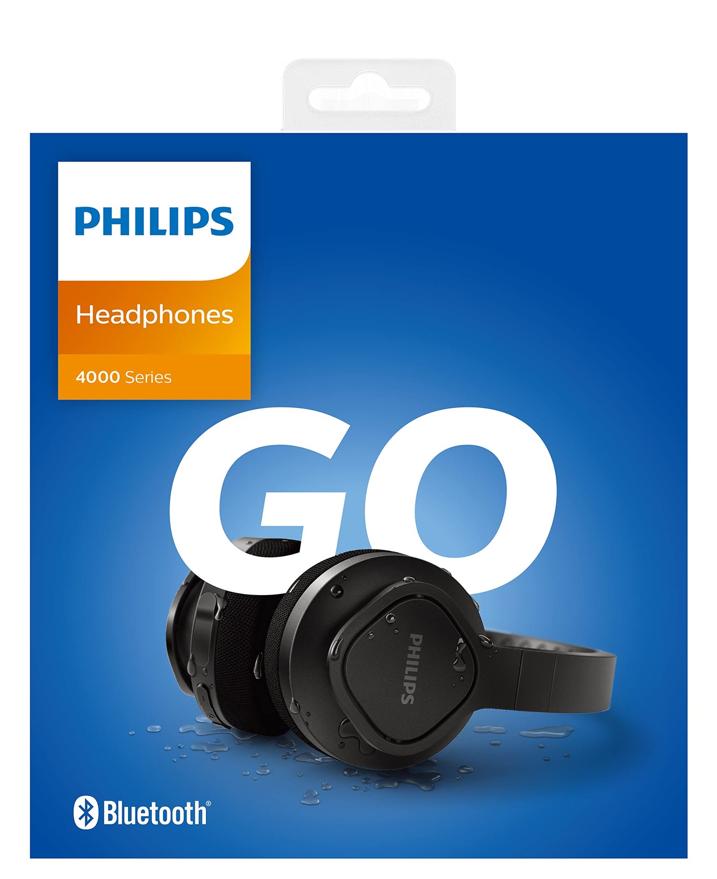 Philips Audio TAA1105BK/00 Headphones With Microphone, (Flexible Ear Hook, Bass Beat Vent, IPX2 Sweat Resistant, Secure Fit, In-Line Remote Control)