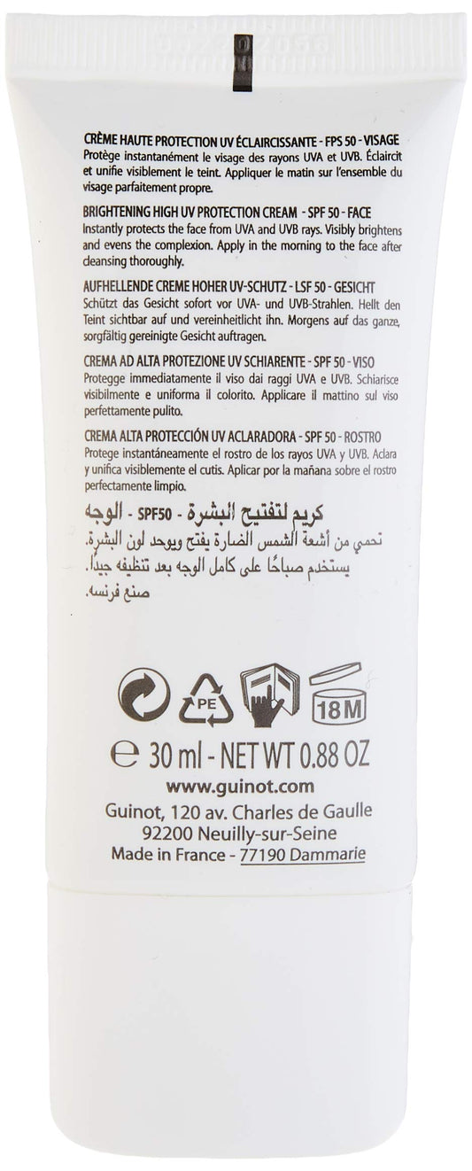 Guinot - Brightening High UV Protection Cream SPF 50 - Face