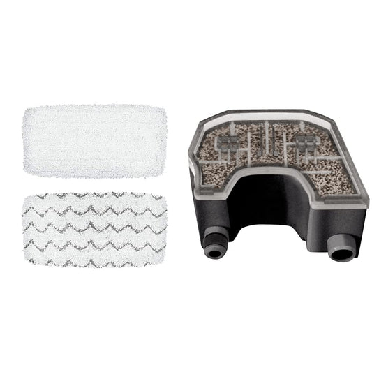 BISSELL Vac & Steam Mop Pads | Replacement Mop Pad For BISSELL Vac & Steam | 1 Delicate Pad, 1 Scrubbing Pad | 1252