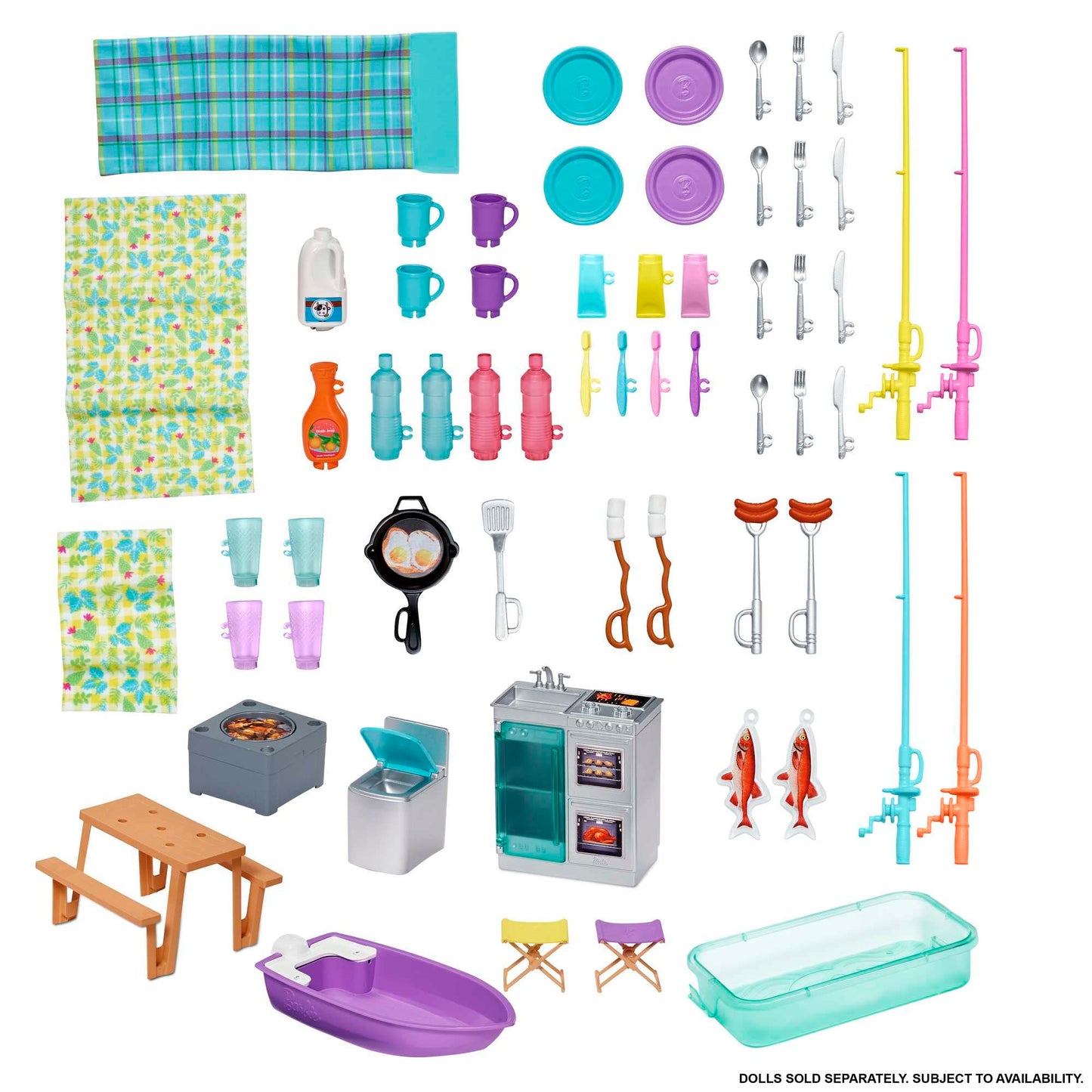 Barbie Dream Camper Vehicle, 2.5 Feet Tall with Pool, Slide and 60+ Accessories