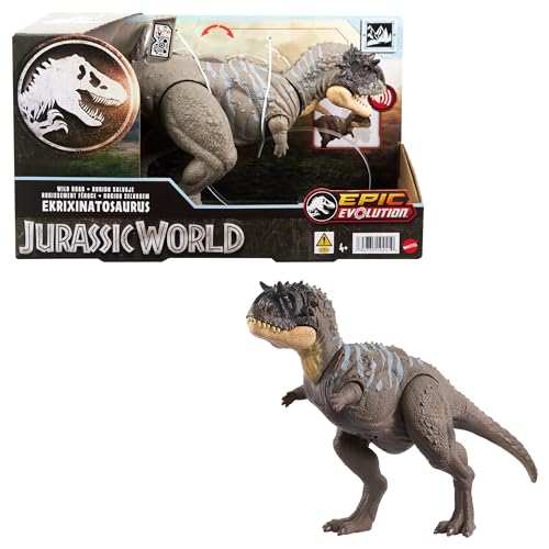 Mattel Jurassic World „Dominion: EIN neues Zeitalter“ Fressender Kampfaction T-Rex Actionfigur