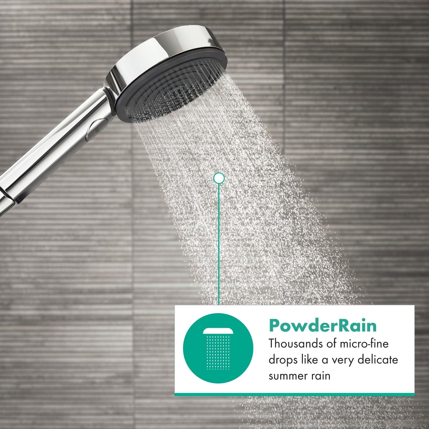 Hansgrohe Hand Shower Pulsify Select S, Shower Head 105 mm