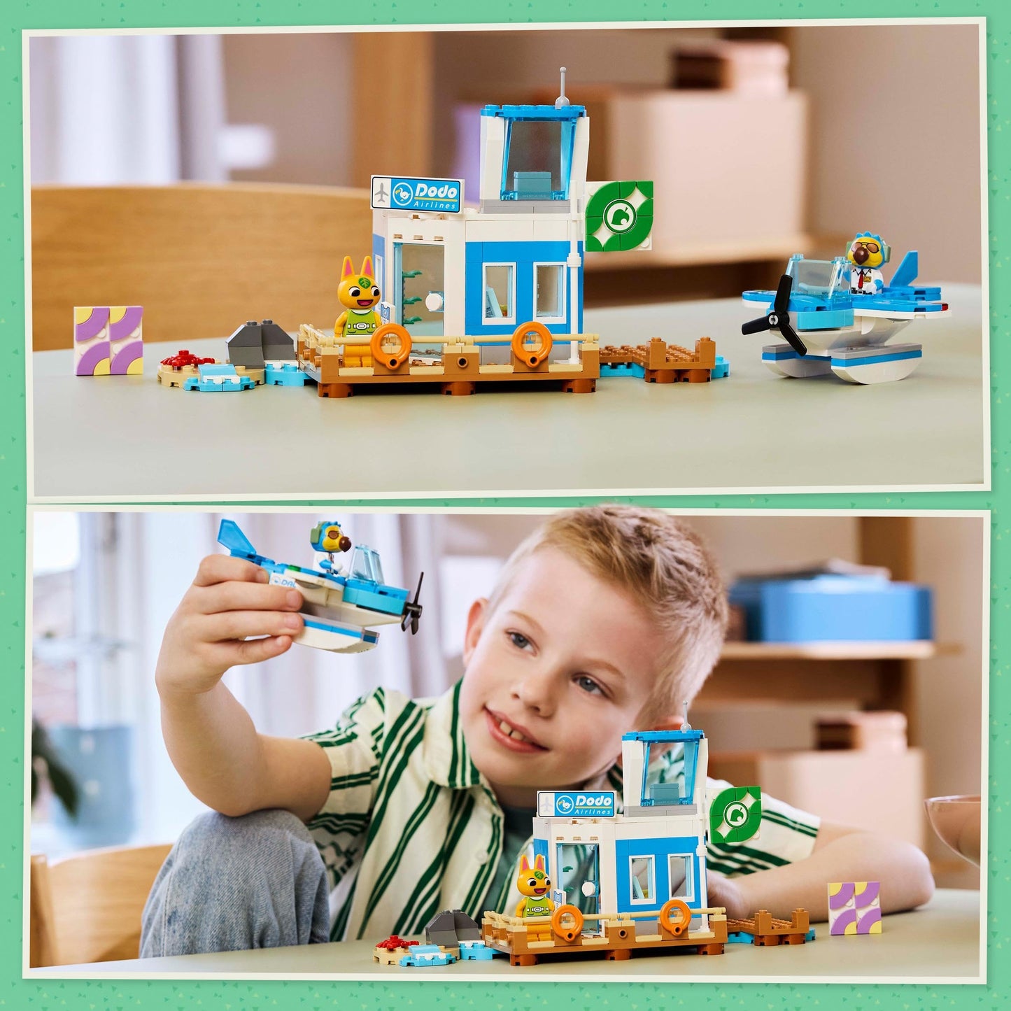 LEGO Animal Crossing Fly with Dodo Airlines Airport Playset, Plane Toy for 7 Plus Year Old Girls & Boys, with a Pilot Minifigure, Set Inspired by the Video Game Series, Birthday Gift for Kids 77051