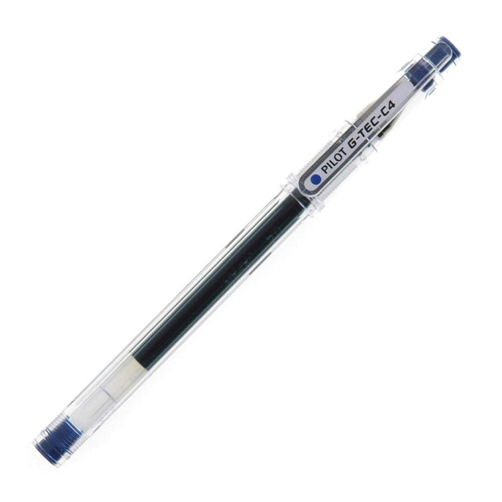 Pilot G-Tec C4 Gel Microtip Rollerball Pen, 0.4 mm Tip, Box of 12