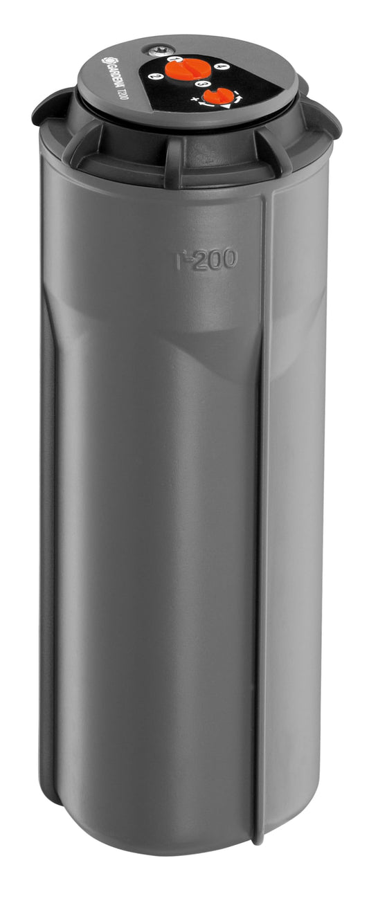 Gardena Sprinklersystem Versenkregner S-CS: Wassersprinkler mit Streifendüse für enge Rasenstreifen