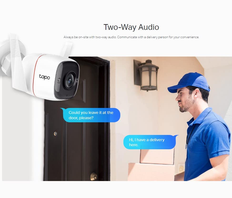 Tapo 2K 4MP QHD WiFi Outdoor Security Camera