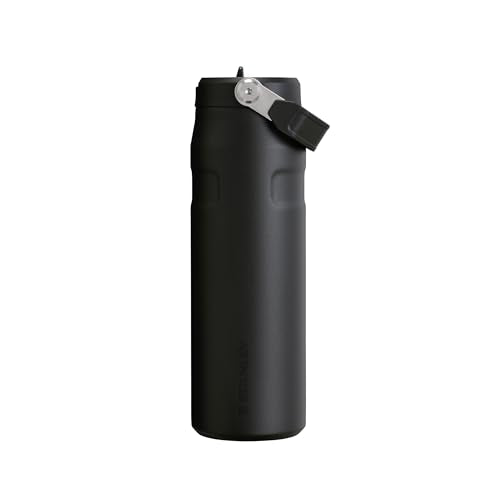 Stanley IceFlow Flip Straw 2.0 Sports Water Bottle with Straw - 15 Hours Cold - 3 Days Iced - Stainless Steel - BPA Free - Leak Resistant - Fits in Cup Holder - Dishwasher Safe