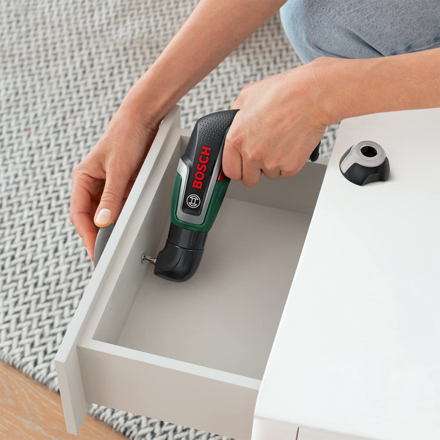 Bosch Home and Garden Drill Attachment for IXO (with 3-piece drill set)