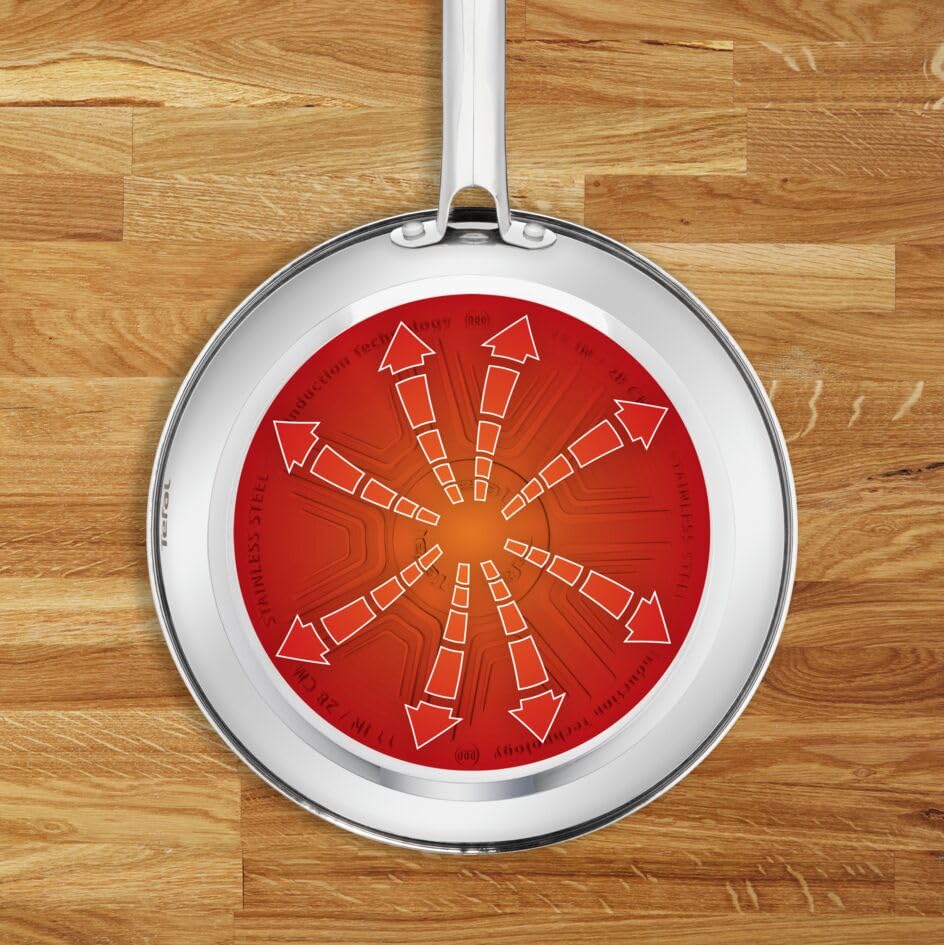 Tefal A70404 Duetto stainless steel pan suitable for induction cookers