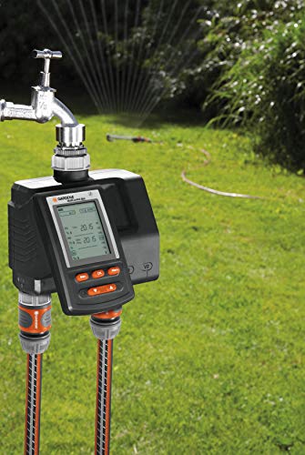Gardena Irrigation Computer Multicontrol Duo: Automatic Irrigation Control, Weekdays programmable, 22x17.2x17.8 cm