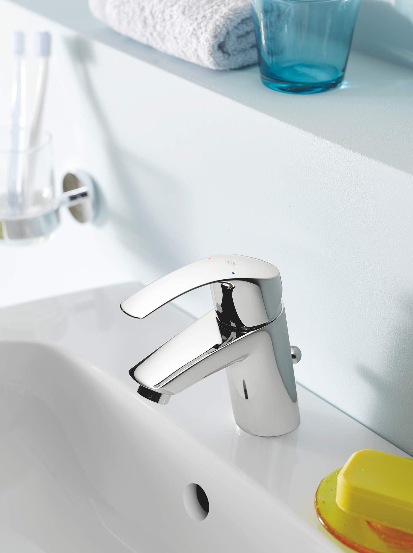 GROHE 33265002 | Eurosmart Basin Tap | S | Pop-Up Waste