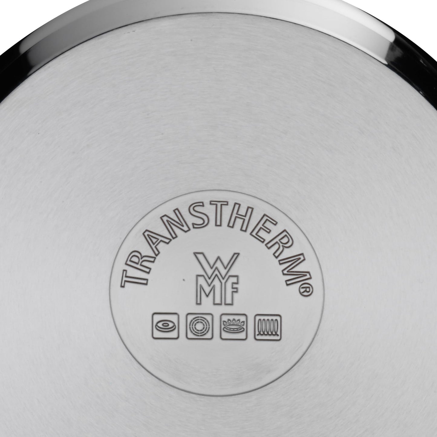 WMF Profi 24 cm, Cromargan Edelstahl unbeschichtet, Induktion, spülmaschinengeeignet, backofenfest