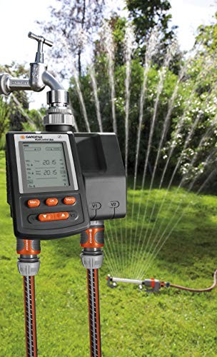 Gardena Irrigation Computer Multicontrol Duo: Automatic Irrigation Control, Weekdays programmable, 22x17.2x17.8 cm