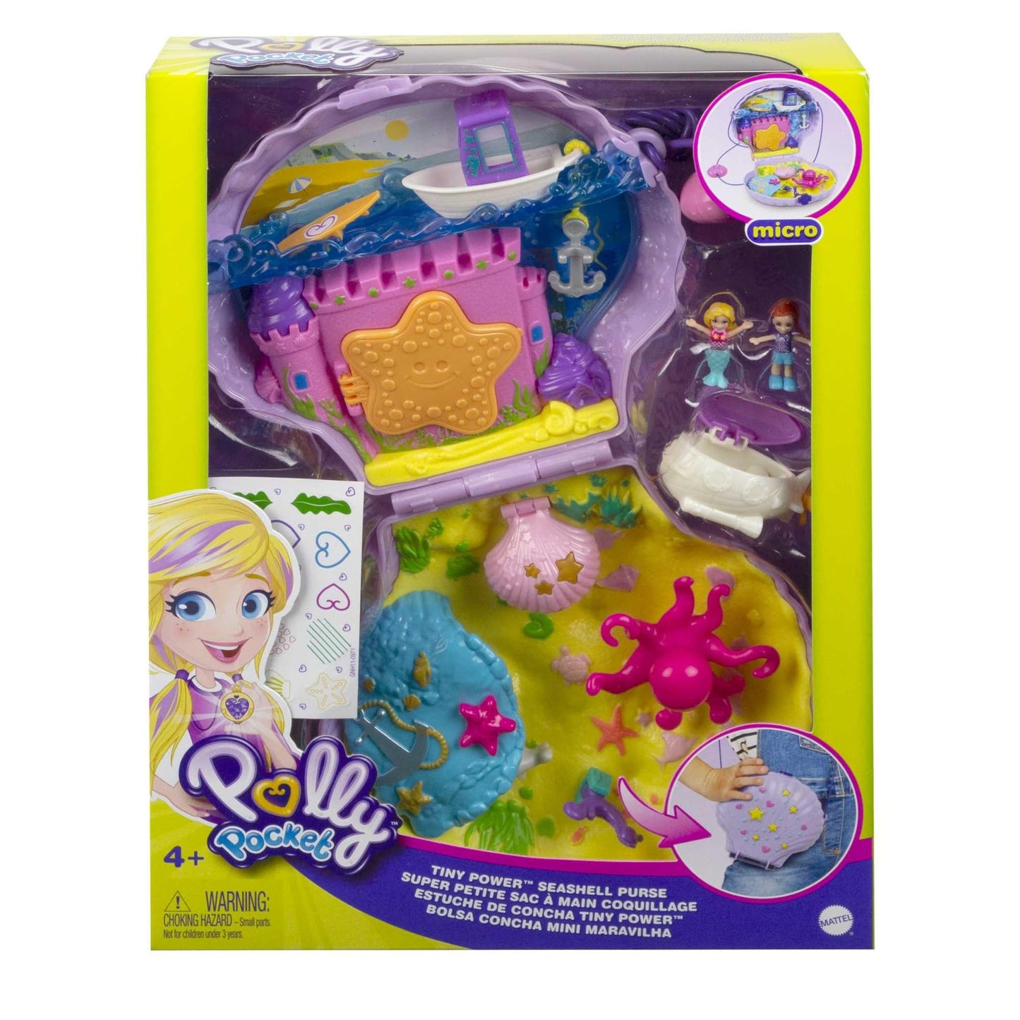 Polly Pocket Toy Figure Playset