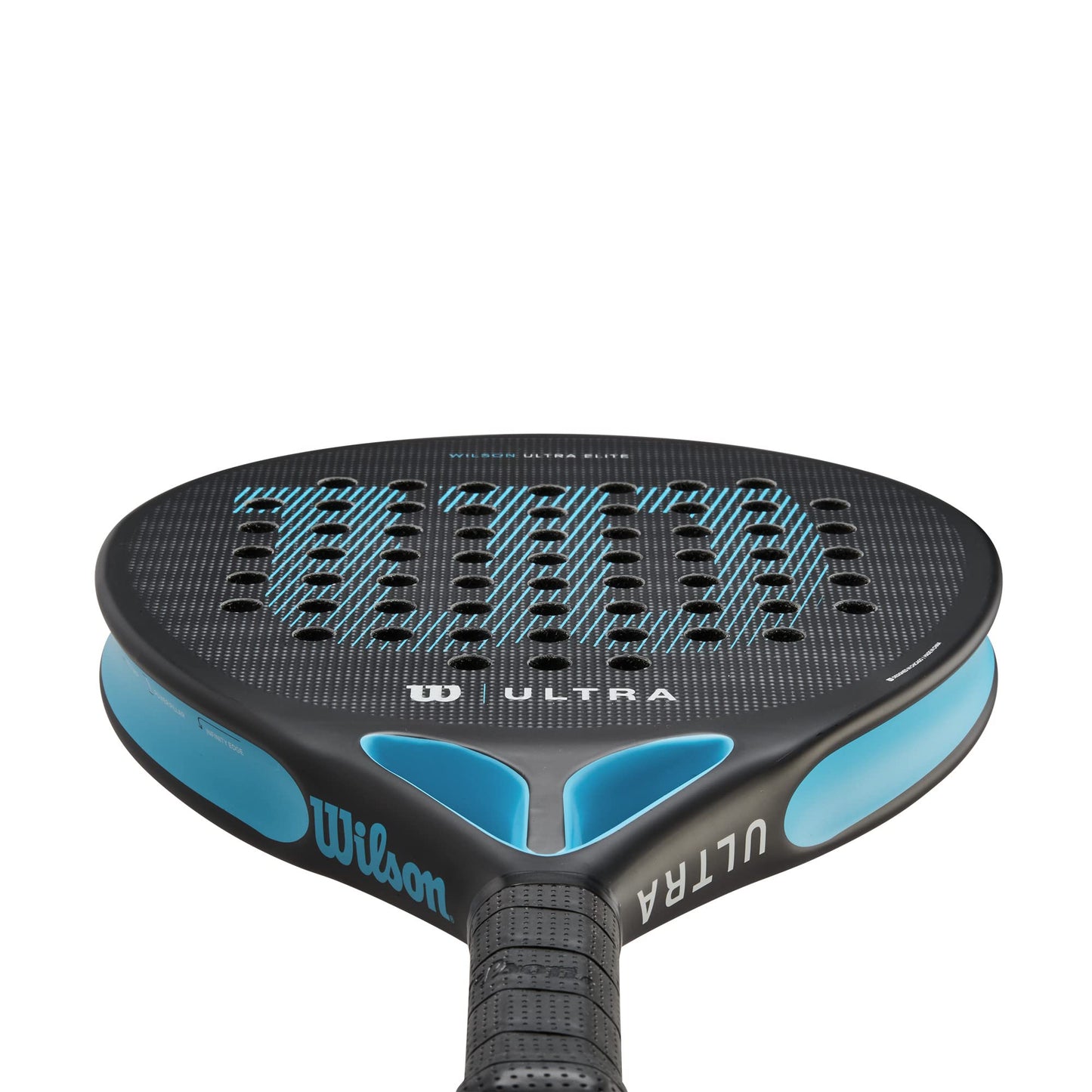 Wilson Ultra Elite V2 Padel Racket, Fibreglass/EVA, 361 g, Black/Blue, WR066911U2