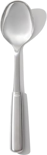OXO Good Grips Nylon Cooking Spoon - Dishwasher Safe Kitchen Spoon for Non-Stick Cookware - Black, for Sauces and More