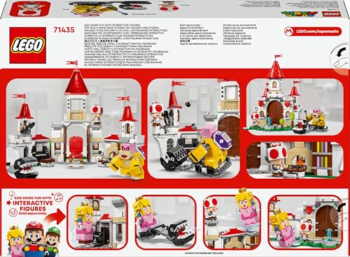 LEGO Super Mario Battle with Roy at Peach’s Castle Set, Nintendo Character Building Toy for 7 Plus Year Old Boys & Girls, with 3 Figures, Adventure Playset, Gifts for Kids and Gamers 71435