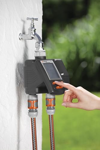 Gardena Irrigation Computer Multicontrol Duo: Automatic Irrigation Control, Weekdays programmable, 22x17.2x17.8 cm