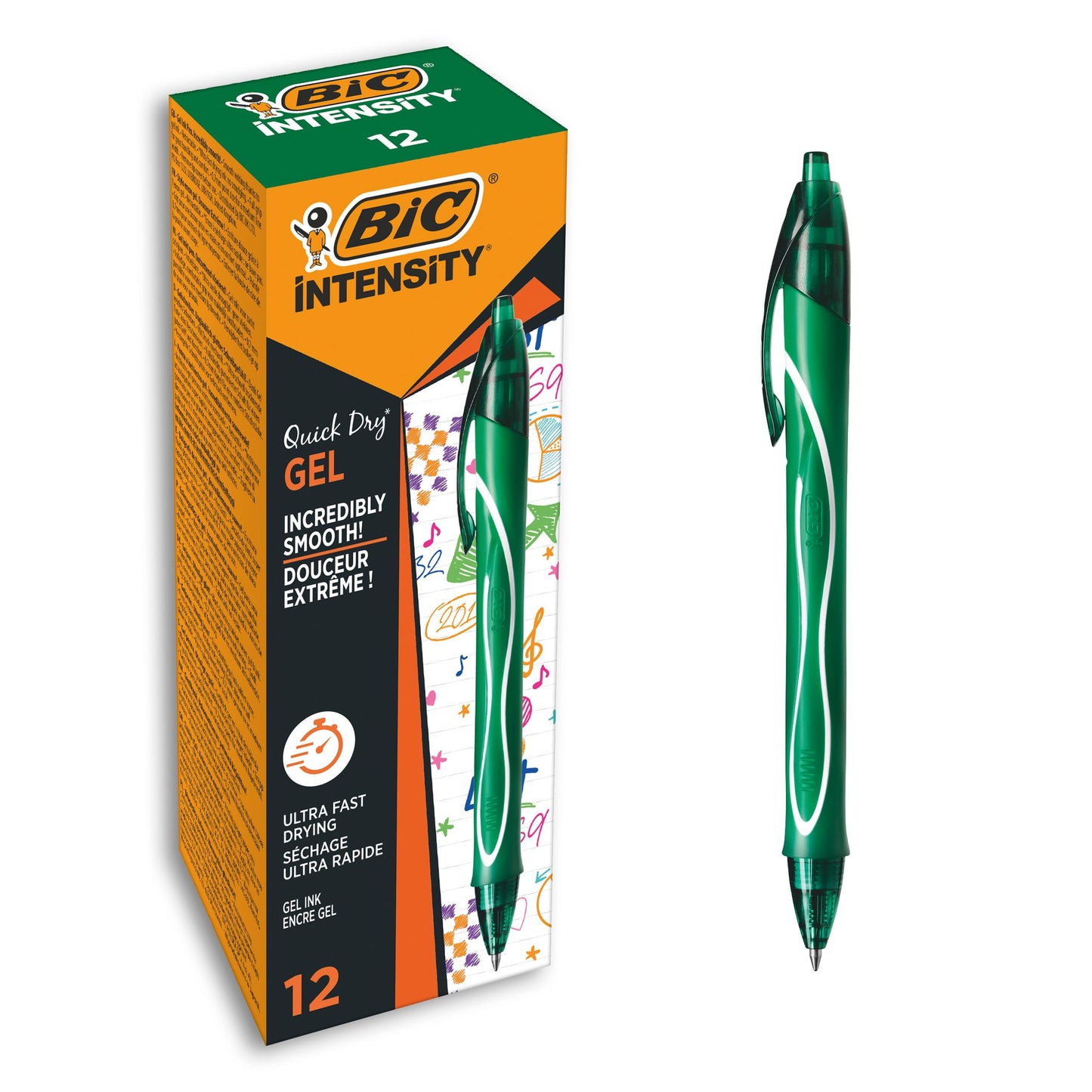 BIC Gel-ocity Quick-Drying Pen