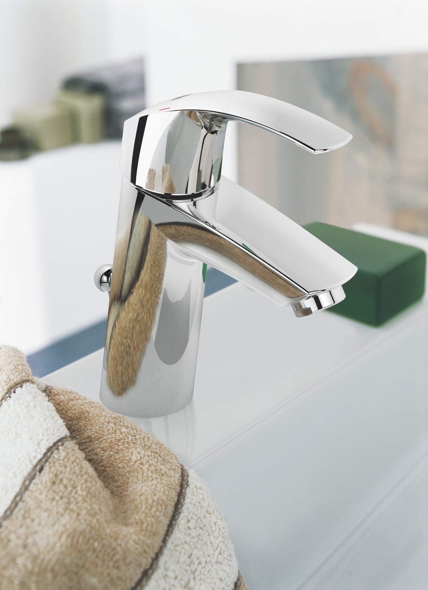 GROHE 33265002 | Eurosmart Basin Tap | S | Pop-Up Waste