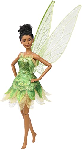 Disney Movie Peter Pan & Wendy Toys, Tinker Bell Fairy Doll with Wings Inspired by Disney’s Peter Pan & Wendy, Gifts for Kids, HNY37