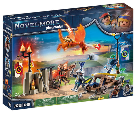 PLAYMOBIL Novelmore 71210 Novelmore vs. Burnham Raiders - Turnierplatz, Spielzeug für Kinder ab 4 Jahren