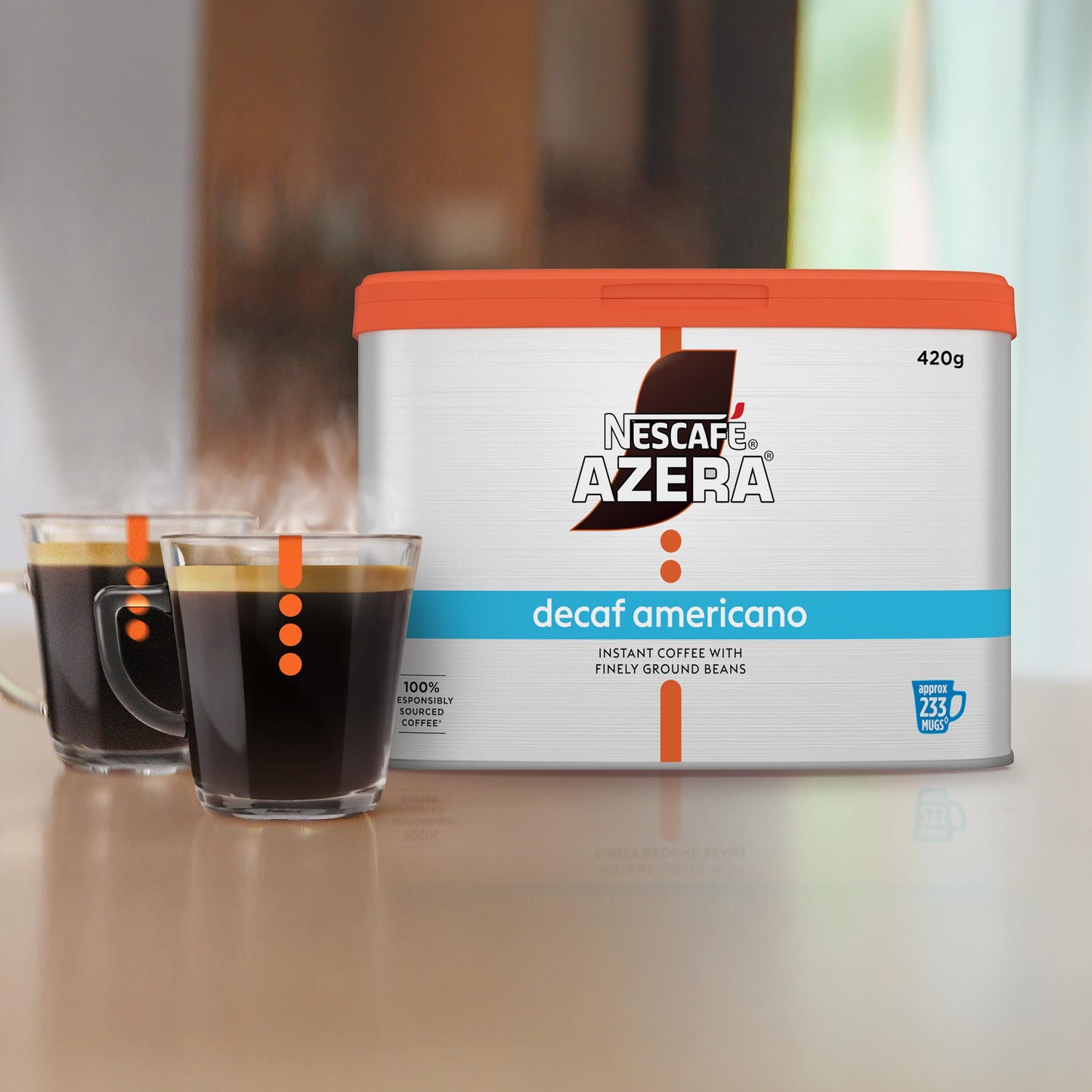 NESCAFÉ Azera Americano Decaf Instant Coffee 420g Tin