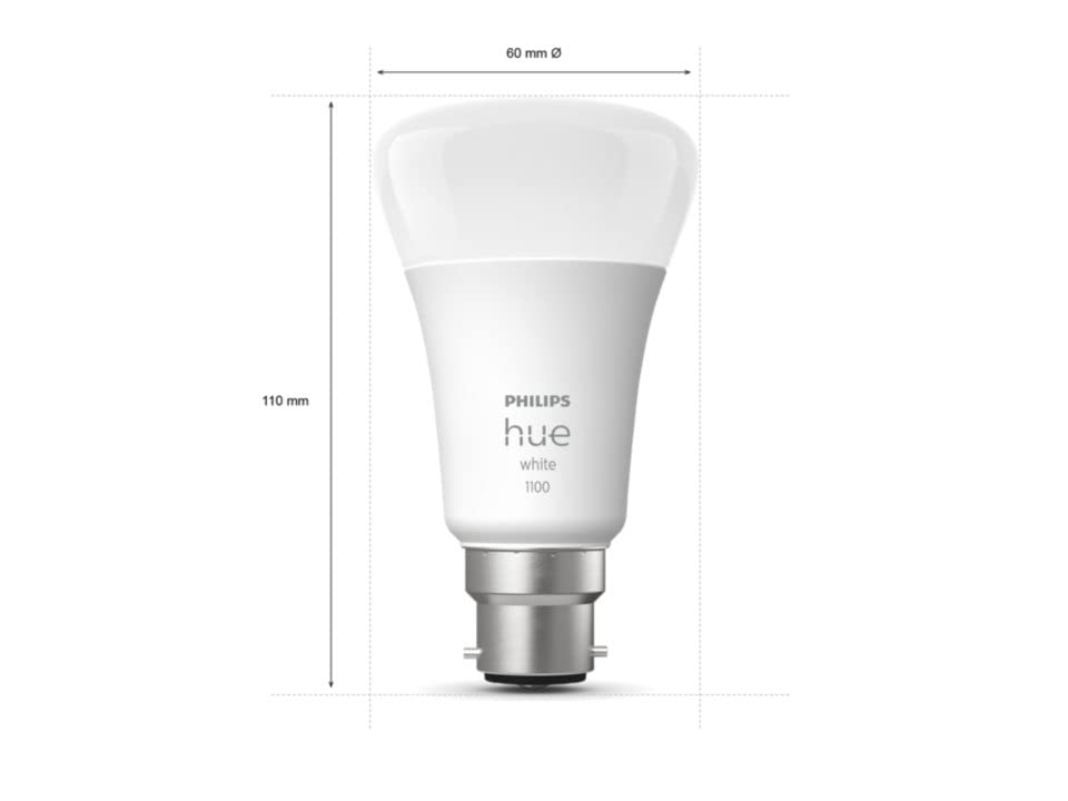 Philips Hue White Single Smart Bulb LED [B22 Bayonet Cap