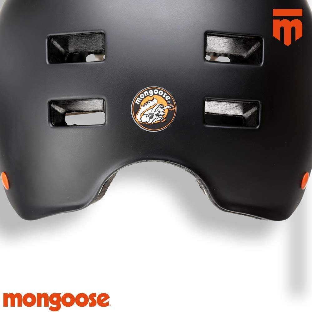 Mongoose Urban Hardshell Youth/Adult Helmet for Scooter, BMX, Cycling and Skateboarding