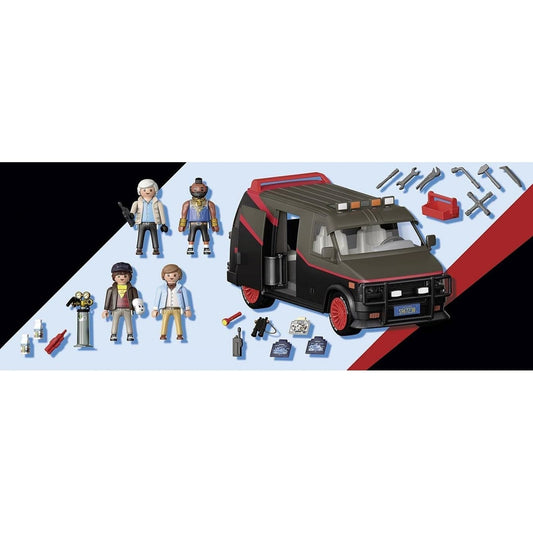 PLAYMOBIL 70750 The A-Team Van - im ikonischen Design, Für A-Team Fans, Sammler und Kinder, 5 - 99 Jahre