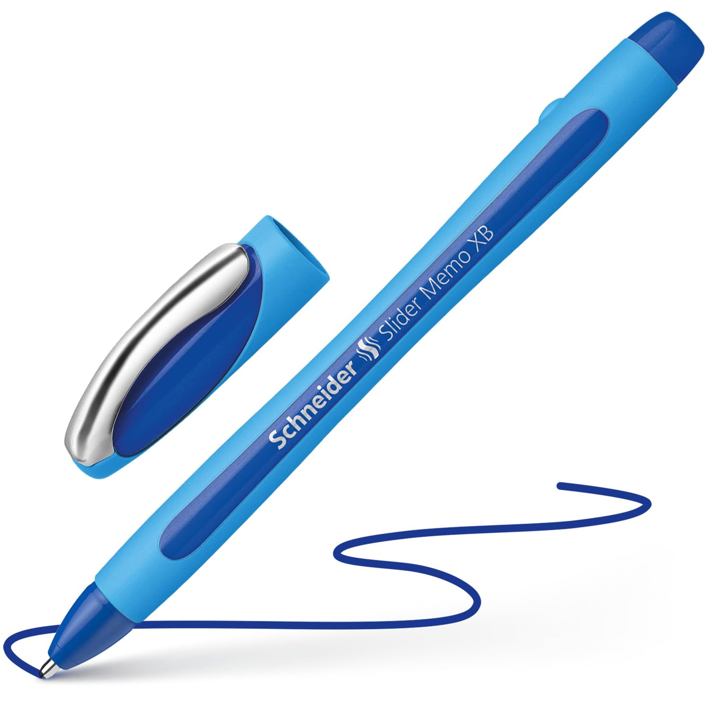 Schneider Slider Memo XB 150203 Ballpoint Pen Blue Pack of 10
