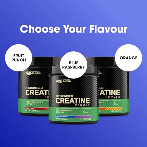 Optimum Nutrition Micronised Creatine Powder, 100% Pure Creatine Monohydrate Powder for Performance and Muscle Power