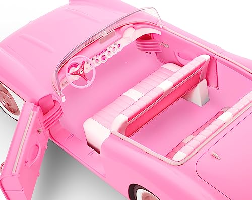 Barbie - Puppe mit Vintage-Kleid in rosa Vichy-Karo, Gänseblümchen-Accessoires, beweglich