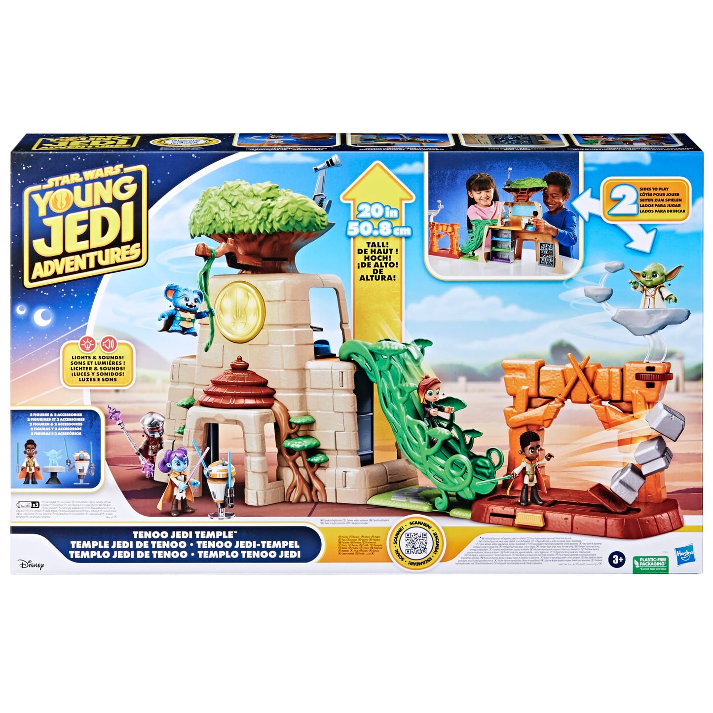 Star Wars Tenoo Jedi Temple 50.8-cm-tall Playset with Action Figures