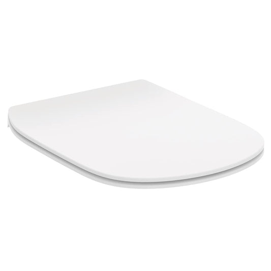 Ideal Standard - Tesi, Toilet seat Slim Soft Close Original, Toilet seat Cover, T352701, White
