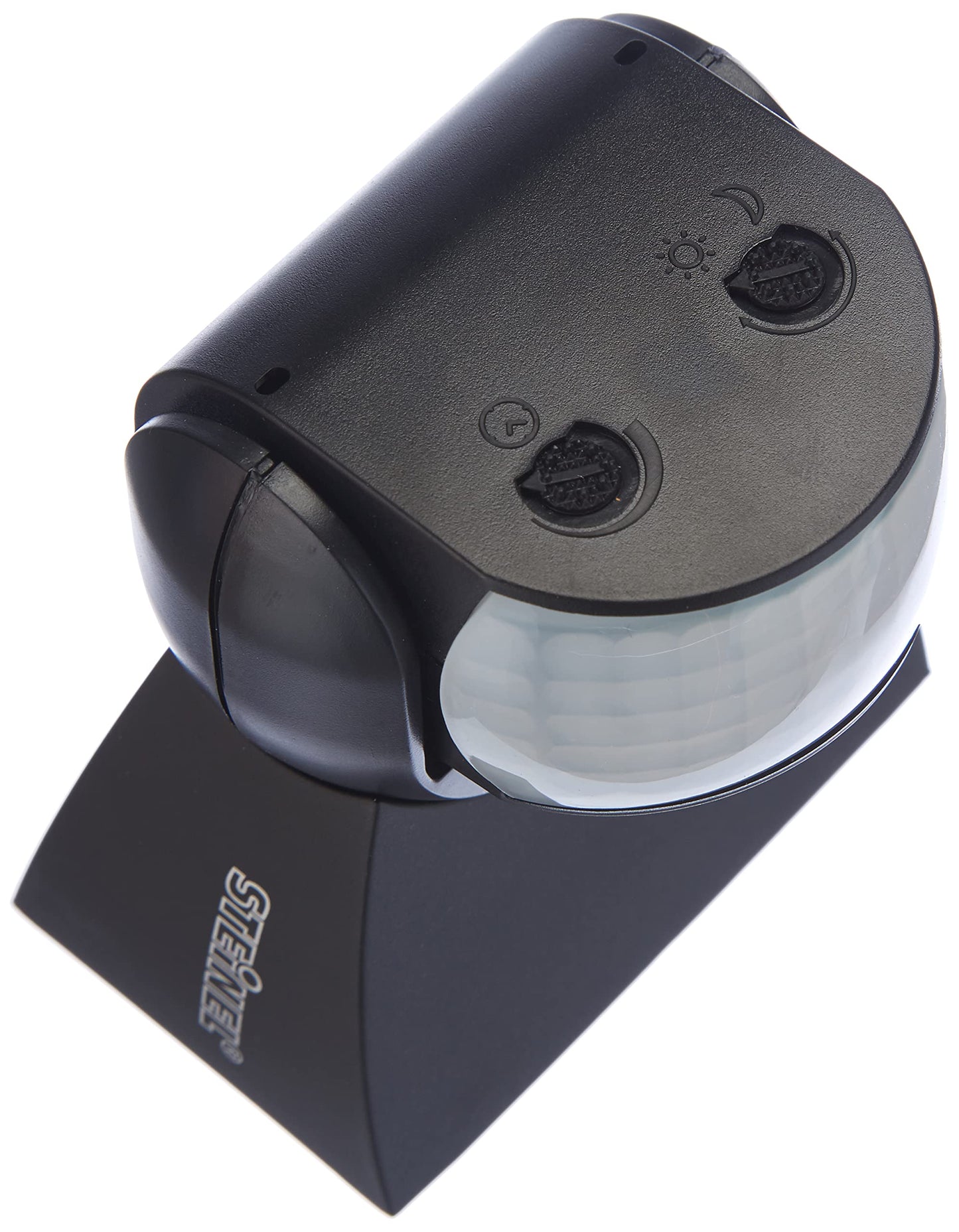 Steinel IS1 Wall/Ceiling Sensor, Black, Motion Detector, Passive Infrared, Energy efficient, IP54, Insulation Class II, for Interior and Exterior, 120 ° Detection.