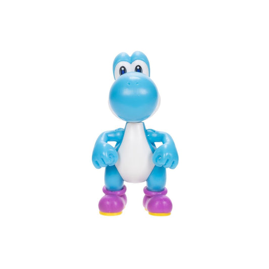 Nintendo - Super Mario Bros - 2.5" articulated figure - Sky Blue Yoshi Figures