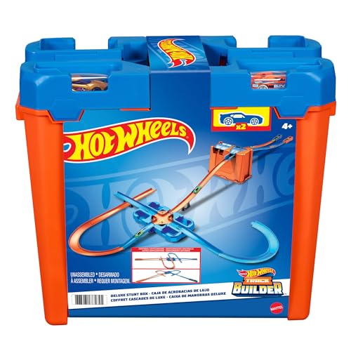 Hot Wheels Track Buider Deluxe Acrobatic Box Accessories for Toy Car Tracks (Mattel GGP93) , Color/Model Assortment
