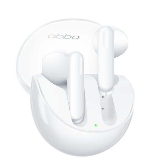 OPPO Enco Air3 Wireless Earbuds, Bluetooth 5.3, Noise Cancelling, Wireless Charging, Low Latency, Large Capacity Battery, IP54 - White