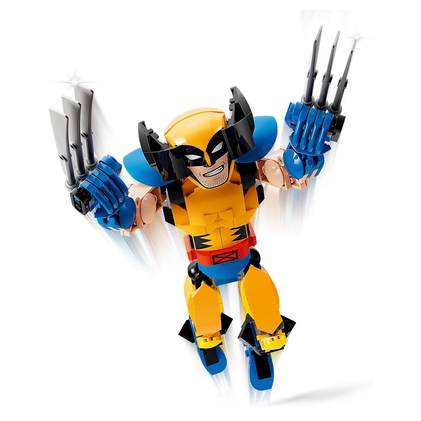LEGO Marvel Wolverine Construction Figure, X-Men Action Figure Set with 6 Claw Elements, Play and Display Iconic Superheroes Collection, Collectible Toys 76257