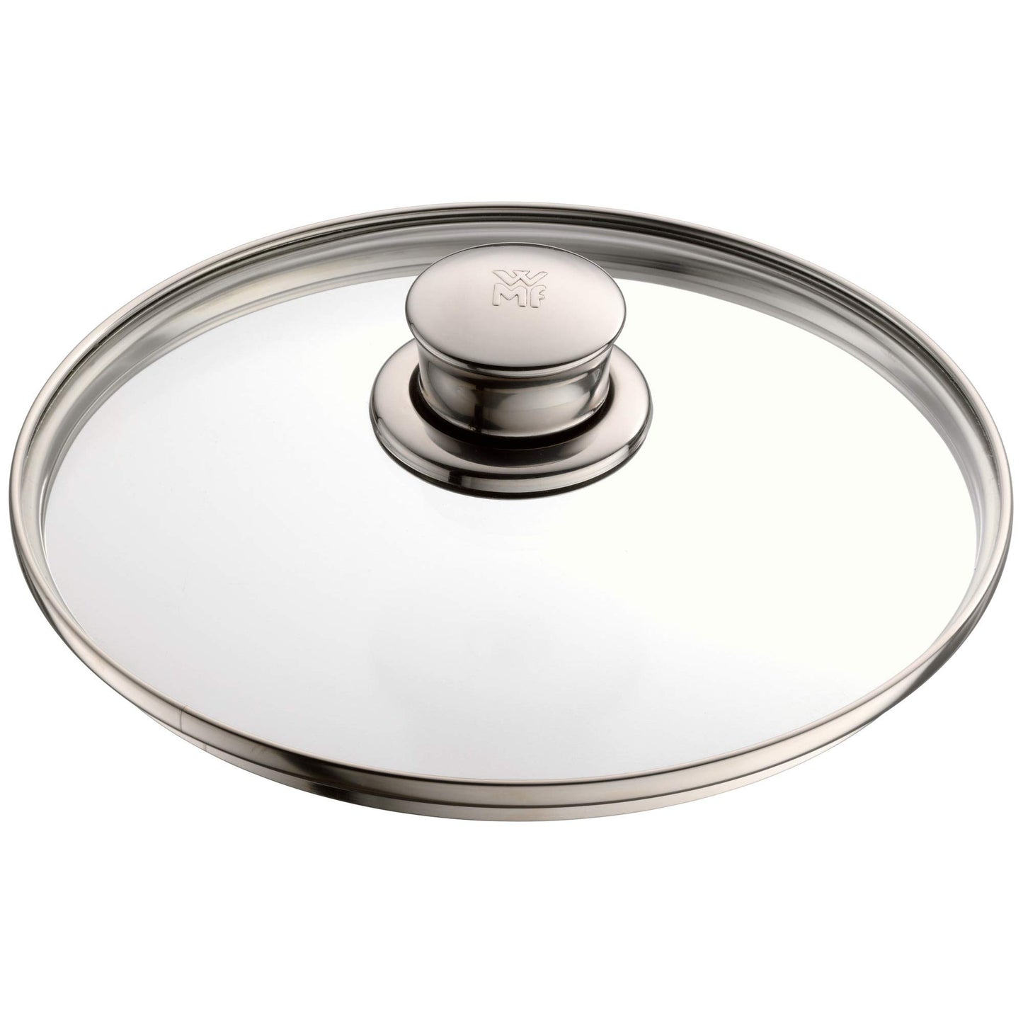 WMF High Casserole Approx 3.7L Diadem Plus Pouring Rim Glass Lid Cromargan Stainless Steel Polished Suitable for Induction Hobs Dishwasher Safe
