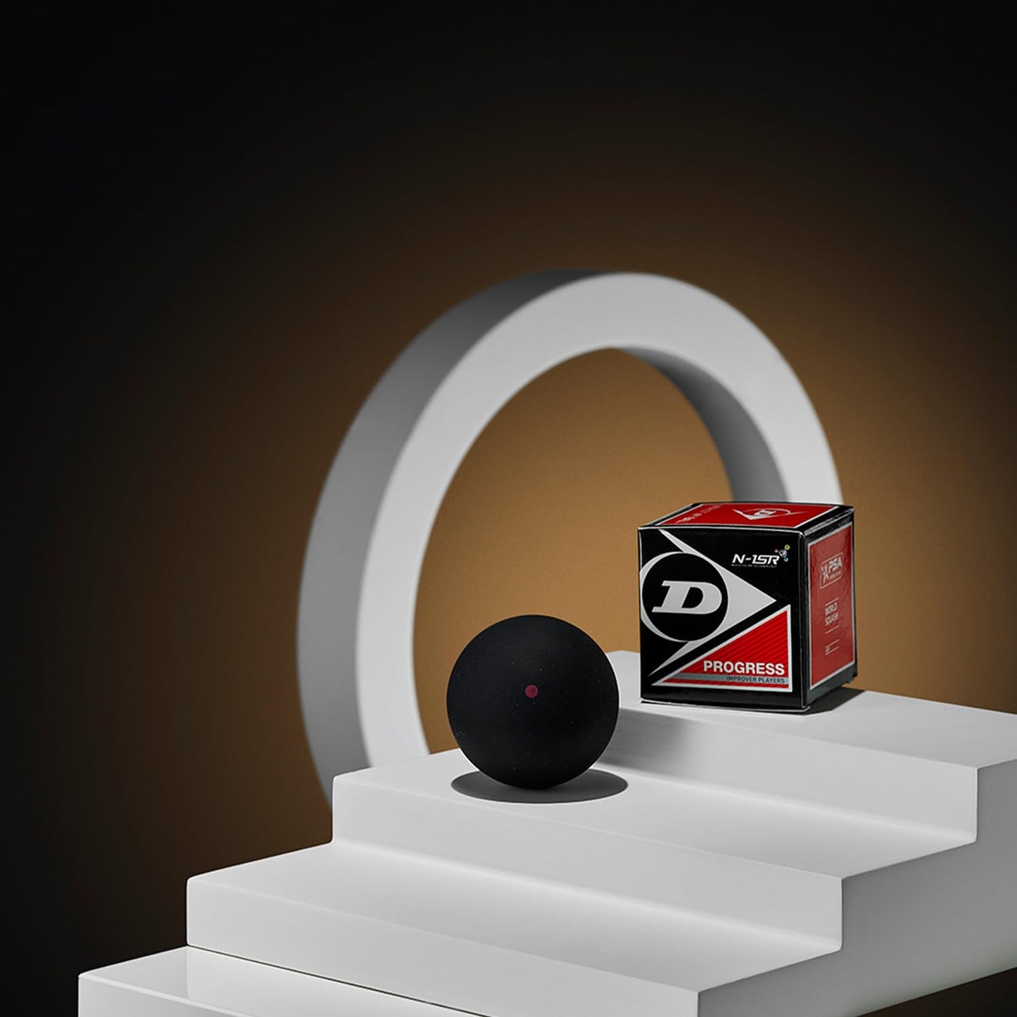 DUNLOP Squash Balls Progress Red, for Recreational and Hobby Players