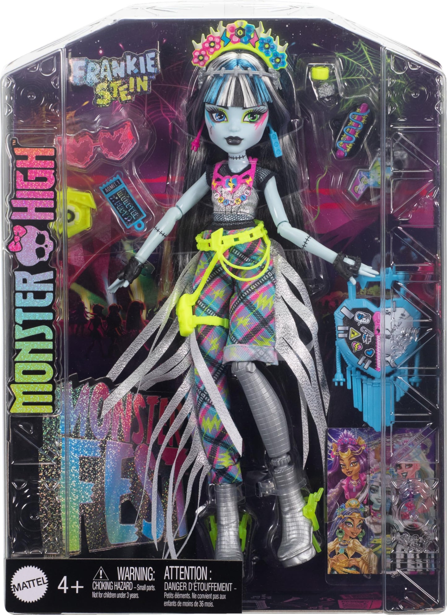 Monster High Frankie Stein Doll with Glam Monster Fest Outfit