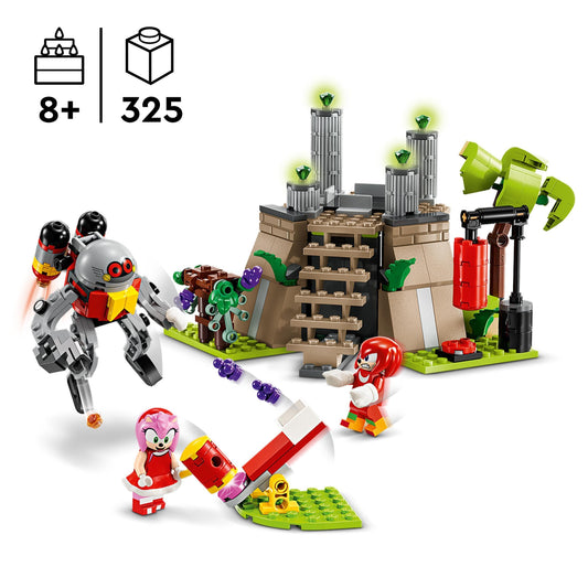 LEGO Sonic the Hedgehog Knuckles and the Master Emerald Shrine Video Game Collectible Toy for Kids, Gamer Gift, Adventure Building Set for 8 Plus Year Old Boys and Girls 76998