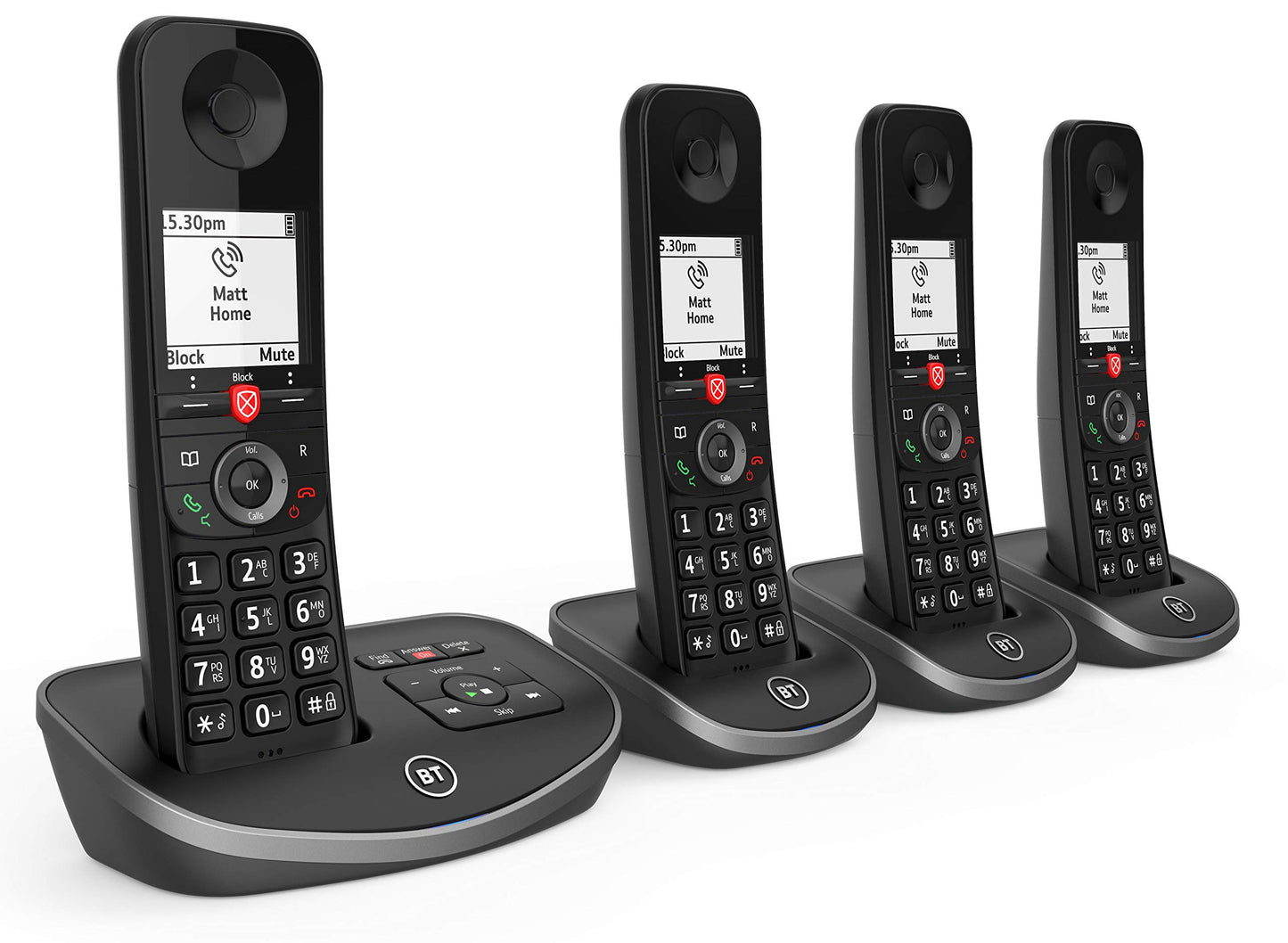 BT Advanced Cordless Home Phone with 100% Nuisance Call Blocking and Answer Machine