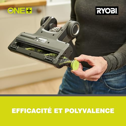 RYOBI RSV18-0 Brushed Stick Vac Hypergreen