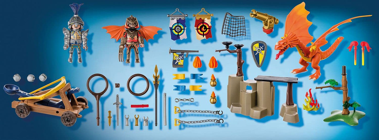 PLAYMOBIL Novelmore 71210 Novelmore vs. Burnham Raiders - Turnierplatz, Spielzeug für Kinder ab 4 Jahren